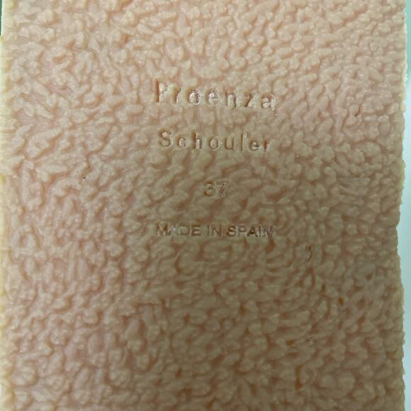 NWT Women’s Proenza Schouler Fabri Cable Sandal Flat Khaky Beige Sz US 7 EU 37 - Picture 11 of 15